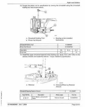 2005+ Mercury Verado 4 Stroke 200/225/250/275 6 gear housing Service Manual, Page 65