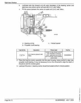2005+ Mercury Verado 4 Stroke 200/225/250/275 6 gear housing Service Manual, Page 74