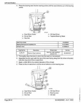 2005+ Mercury Verado 4 Stroke 200/225/250/275 6 gear housing Service Manual, Page 114