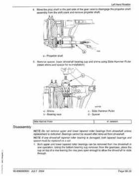 2005+ Mercury Verado 4 Stroke 200/225/250/275 6 gear housing Service Manual, Page 121