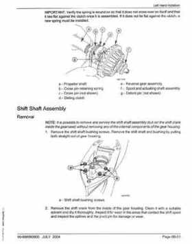 2005+ Mercury Verado 4 Stroke 200/225/250/275 6 gear housing Service Manual, Page 133