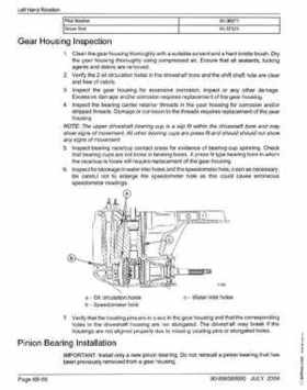 2005+ Mercury Verado 4 Stroke 200/225/250/275 6 gear housing Service Manual, Page 138