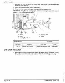 2005+ Mercury Verado 4 Stroke 200/225/250/275 6 gear housing Service Manual, Page 140