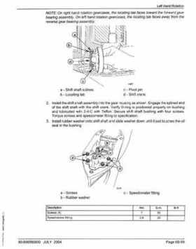 2005+ Mercury Verado 4 Stroke 200/225/250/275 6 gear housing Service Manual, Page 141