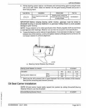 2005+ Mercury Verado 4 Stroke 200/225/250/275 6 gear housing Service Manual, Page 155