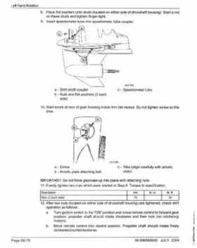 2005+ Mercury Verado 4 Stroke 200/225/250/275 6 gear housing Service Manual, Page 160