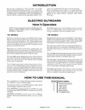 Mercury Electric Outboards 222 Thruster Service Manual, Page 5