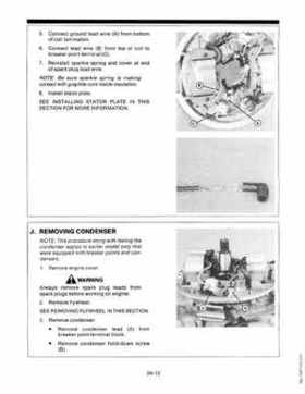 Mercury Force 9.9, 15HP Outboards Service Manual, Page 72