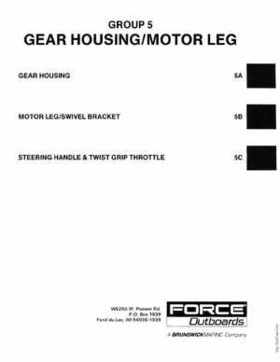 Mercury Force 9.9, 15HP Outboards Service Manual, Page 159