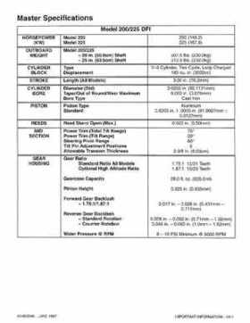 Mercury Mariner 200, 225 Optimax Outboards Service Manual, 90-855348, Page 7