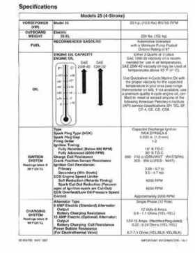 Mercury Mariner 25HP 4-Stroke Outboard Service Manual 1997, Page 7