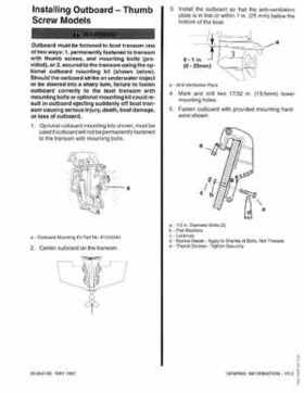 Mercury Mariner 25HP 4-Stroke Outboard Service Manual 1997, Page 41