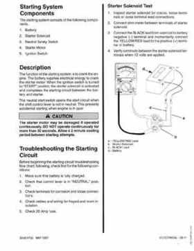 Mercury Mariner 25HP 4-Stroke Outboard Service Manual 1997, Page 81