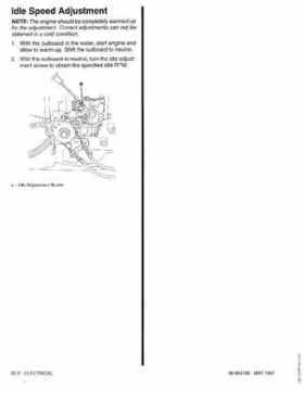 Mercury Mariner 25HP 4-Stroke Outboard Service Manual 1997, Page 92