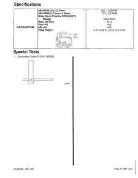 Mercury Mariner 25HP 4-Stroke Outboard Service Manual 1997, Page 109