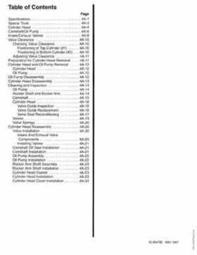 Mercury Mariner 25HP 4-Stroke Outboard Service Manual 1997, Page 121