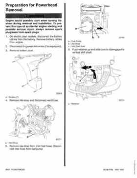 Mercury Mariner 25HP 4-Stroke Outboard Service Manual 1997, Page 153