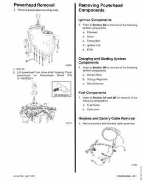 Mercury Mariner 25HP 4-Stroke Outboard Service Manual 1997, Page 154