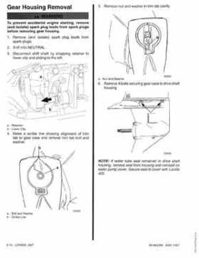 Mercury Mariner 25HP 4-Stroke Outboard Service Manual 1997, Page 257