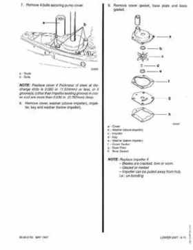 Mercury Mariner 25HP 4-Stroke Outboard Service Manual 1997, Page 258