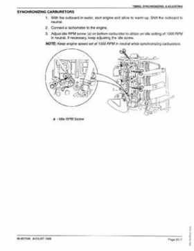 Mercury Mariner 30/40 4-Stroke Outboard Service Manual 1998, Page 117