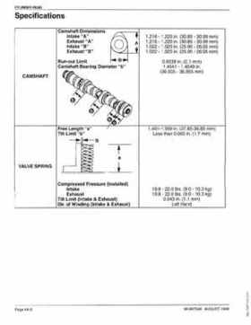 Mercury Mariner 30/40 4-Stroke Outboard Service Manual 1998, Page 182