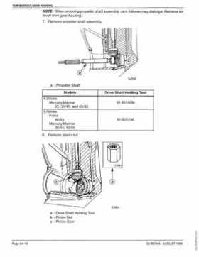 Mercury Mariner 30/40 4-Stroke Outboard Service Manual 1998, Page 390