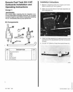 Mercury Mariner 4, 5 102CC Sail 1990 Outboard Service Shop Manual, Page 166