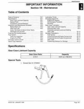 Mercury Mariner 4 and 5HP 4-Stroke Outboards Service Shop Manual 1999, Page 12