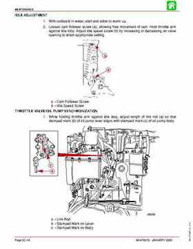 Mercury Mariner Models 135 150 175 200 Service Manual, Page 150