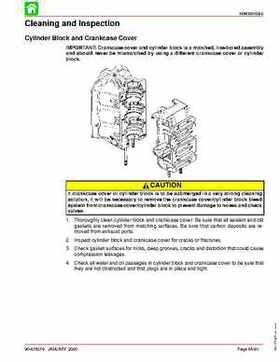 Mercury Mariner Models 135 150 175 200 Service Manual, Page 401