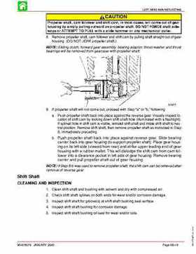 Mercury Mariner Models 135 150 175 200 Service Manual, Page 553