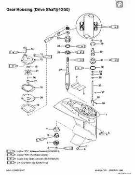 Mercury Mariner Outboard 40/50/55/60 2-stroke Service Manual, Page 380
