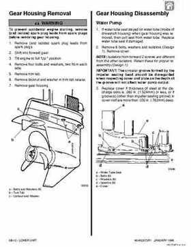 Mercury Mariner Outboard 40/50/55/60 2-stroke Service Manual, Page 420