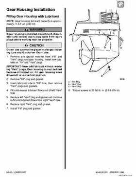 Mercury Mariner Outboard 40/50/55/60 2-stroke Service Manual, Page 440