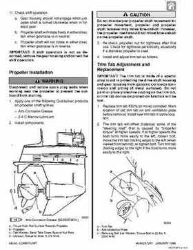 Mercury Mariner Outboard 40/50/55/60 2-stroke Service Manual, Page 442