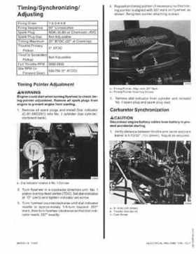 Mercury Mariner V-250 V-275 Outboard Service Shop Manual 1990, Page 58