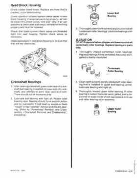 Mercury Mariner V-250 V-275 Outboard Service Shop Manual 1990, Page 126