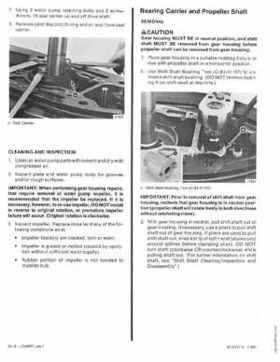 Mercury Mariner V-250 V-275 Outboard Service Shop Manual 1990, Page 187