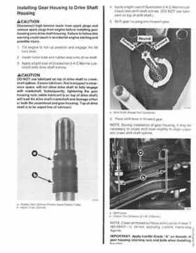 Mercury Mariner V-250 V-275 Outboard Service Shop Manual 1990, Page 220