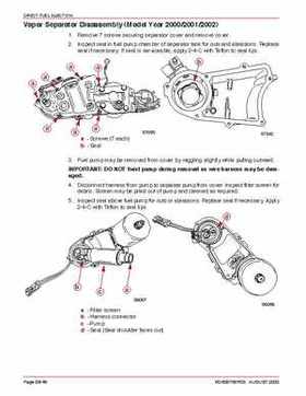 Mercury Optimax 200/225 from year 2000 Service Manual., Page 288