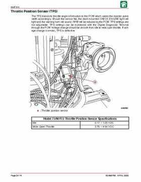 Mercury Optimax 75, 90, 115, DFI starting year 2004 service manual., Page 84