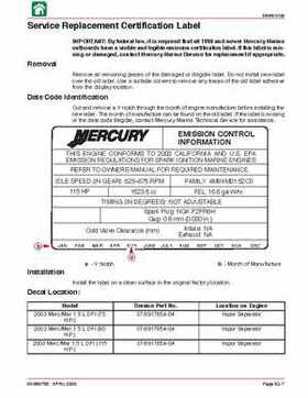 Mercury Optimax 75, 90, 115, DFI starting year 2004 service manual., Page 272