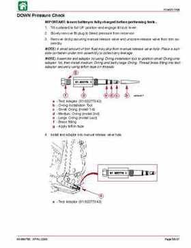 Mercury Optimax 75, 90, 115, DFI starting year 2004 service manual., Page 449