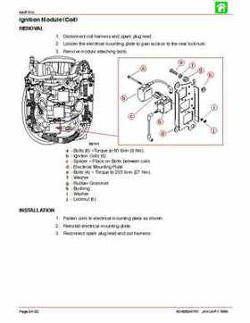 Mercury Optimax Models 135, 150, Direct Fuel Injection., Page 72