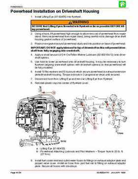 Mercury Optimax Models 135, 150, Direct Fuel Injection., Page 276