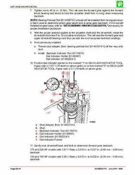 Mercury Optimax Models 135, 150, Direct Fuel Injection., Page 444