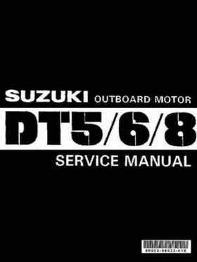1977-2000 Suzuki DT5/6/8 Outboards Service Manual, Page 1