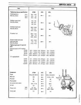 1977-2000 Suzuki DT5/6/8 Outboards Service Manual, Page 22