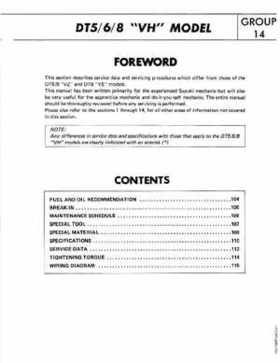 1977-2000 Suzuki DT5/6/8 Outboards Service Manual, Page 104